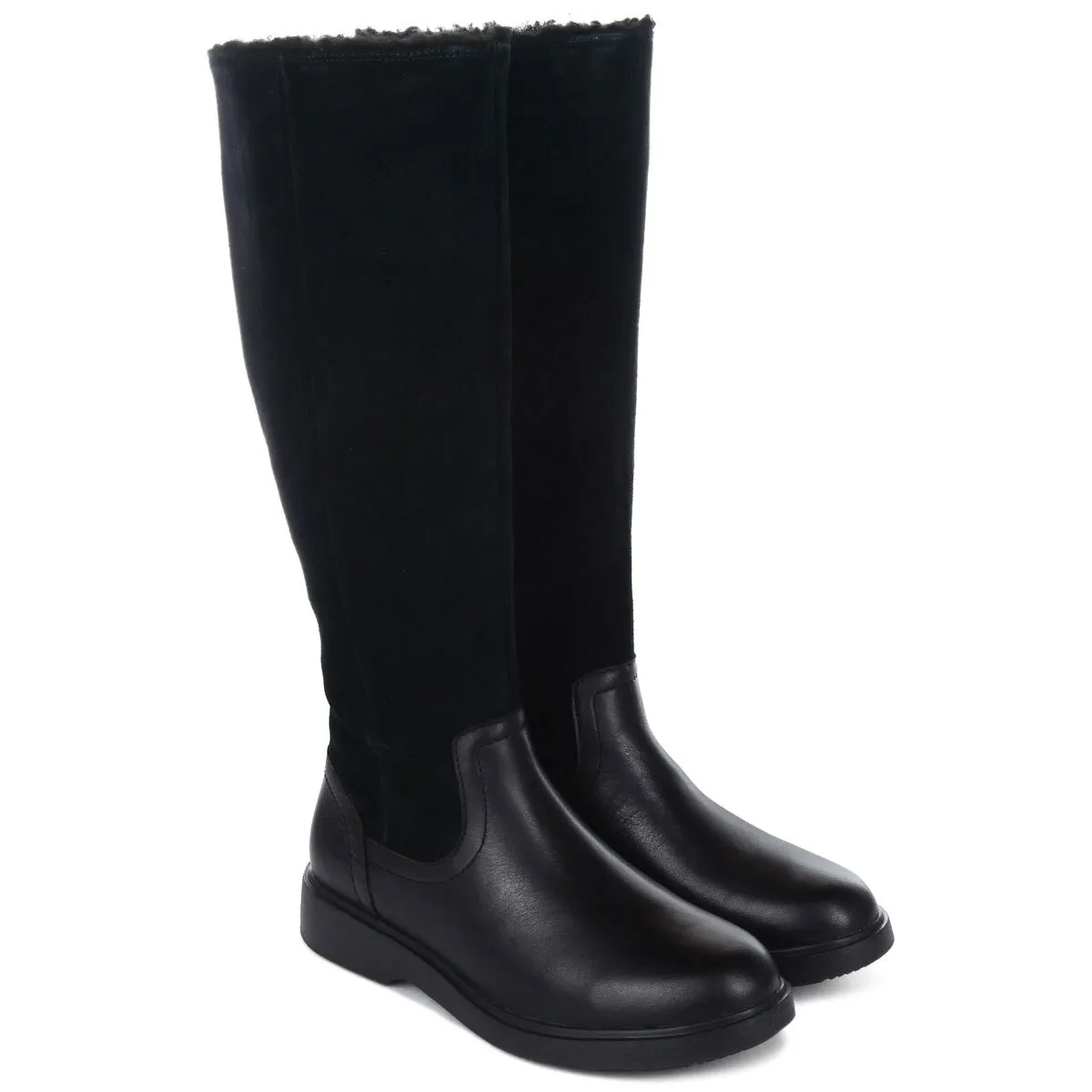 Женские сапоги Clarks(Un Elda Hi 26145484) черные|Женские полусапожки| |