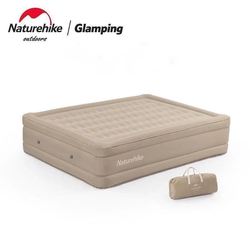 

Naturehike Inflatable Bed Lazy Air Cushion Bed Outdoor Camping Tent Mattress Heighten Double Air Cushion Moisture-proof Cushion