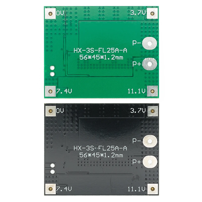 3S 25A Li-Ion 18650 BMS PCM Защитная плата батареи с балансом для литий-ионного аккумулятора