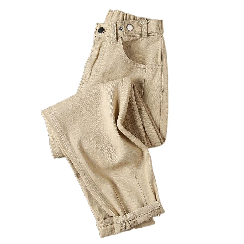 

Spring Summer Women Casual Straight Wide Leg Denim Trousers Women Jean Loose Femme Harem Pants Vintage Jeans
