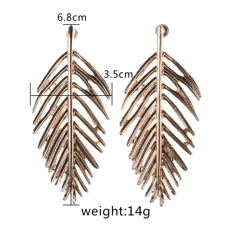 2020 геометрические массивные серьги ZA женские металлические в стиле хип хоп панк