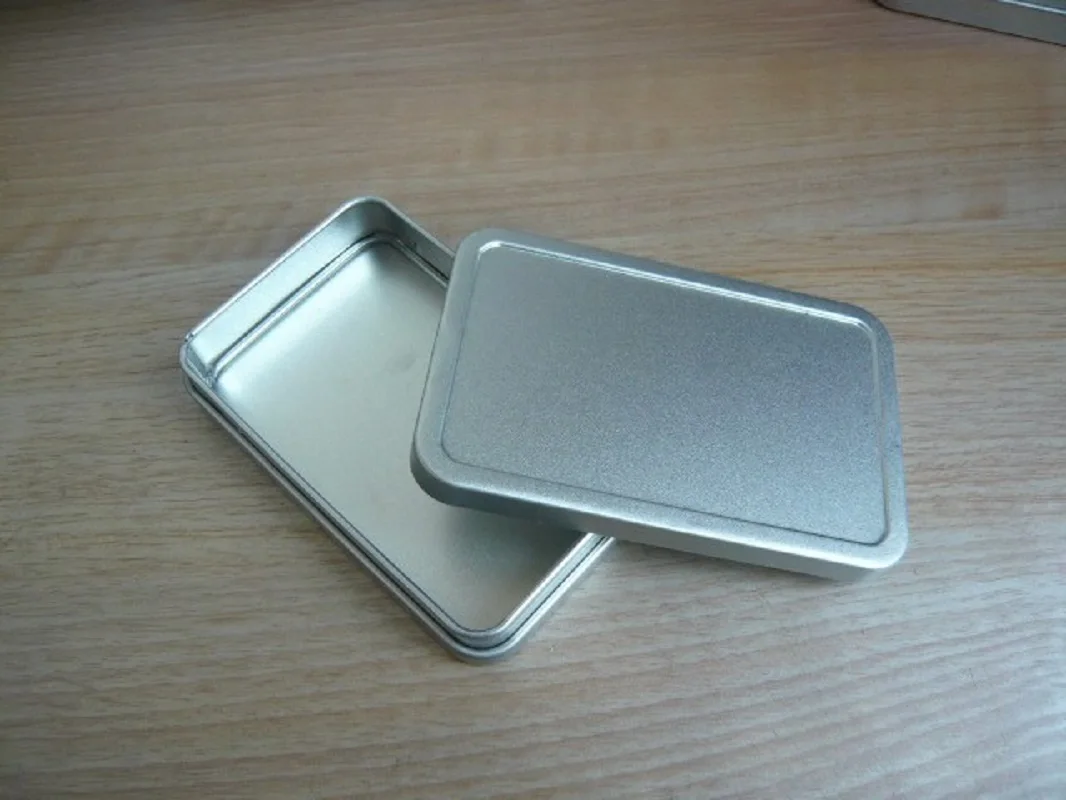 Квадратный металлический контейнер коробка для хранения косметики чая кофе