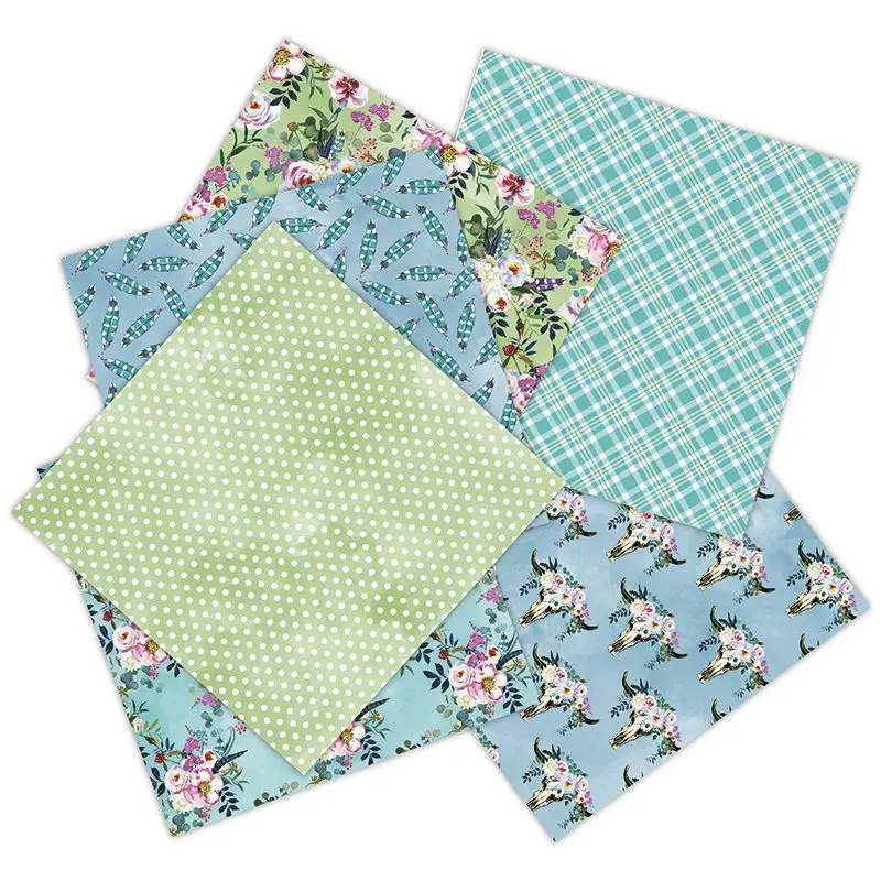 12 листов любовь цветок США Скрапбукинг колодки бумага Оригами художественная