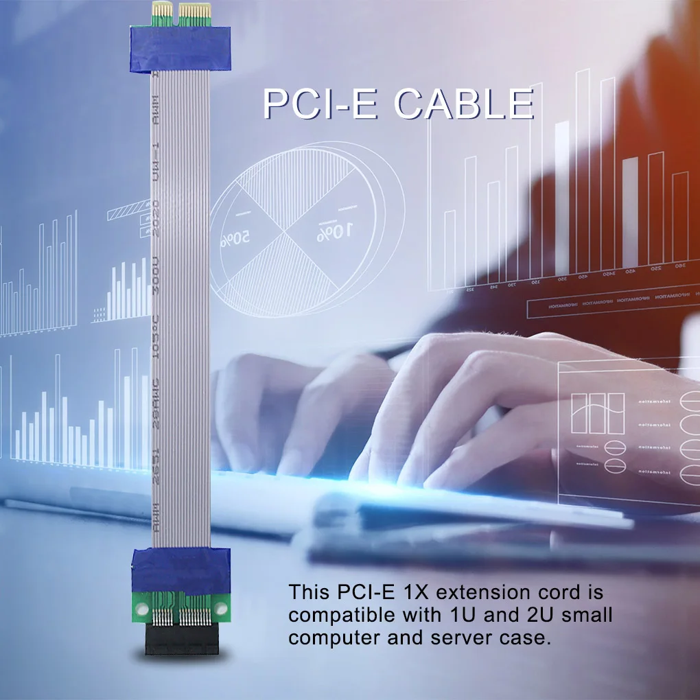 

New arrive PCI Express Flex Relocate Cable PCI-E 1X to 1x Slot Riser Card Extender Extension Ribbon for Bitcoin Miner