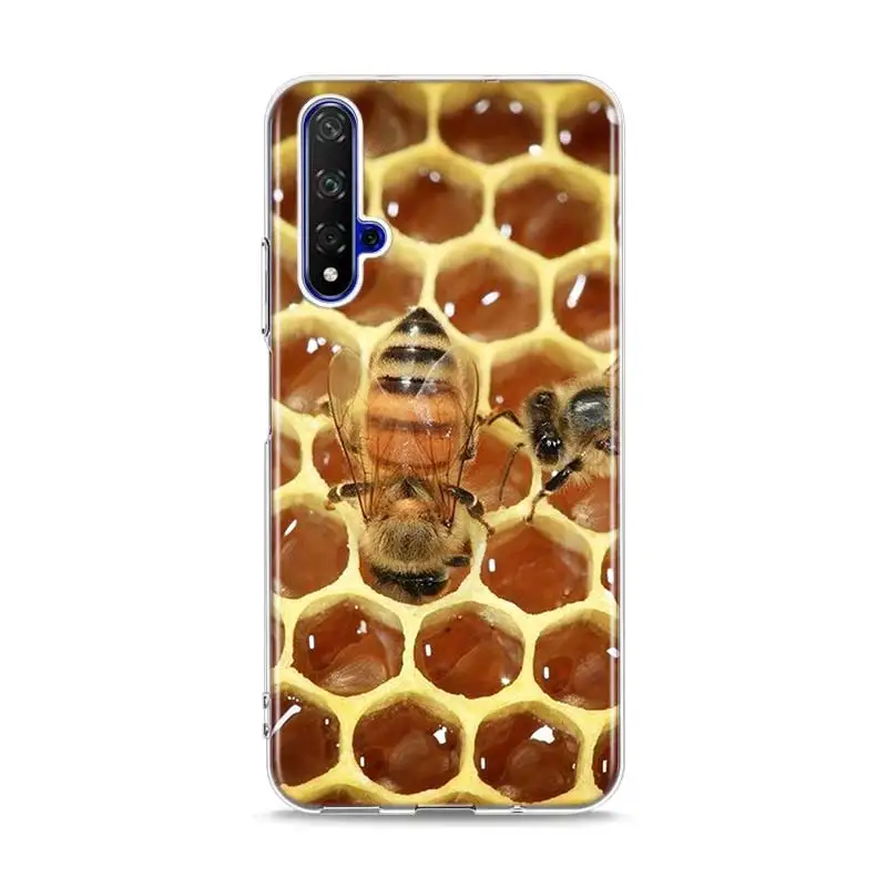Силиконовый чехол из ТПУ с золотыми сотами honey bee для huawei Honor 10i 9X8X20 10 9 Lite 8 8A 7A 7C Pro Lite чехол для телефона - Цвет: Style 05