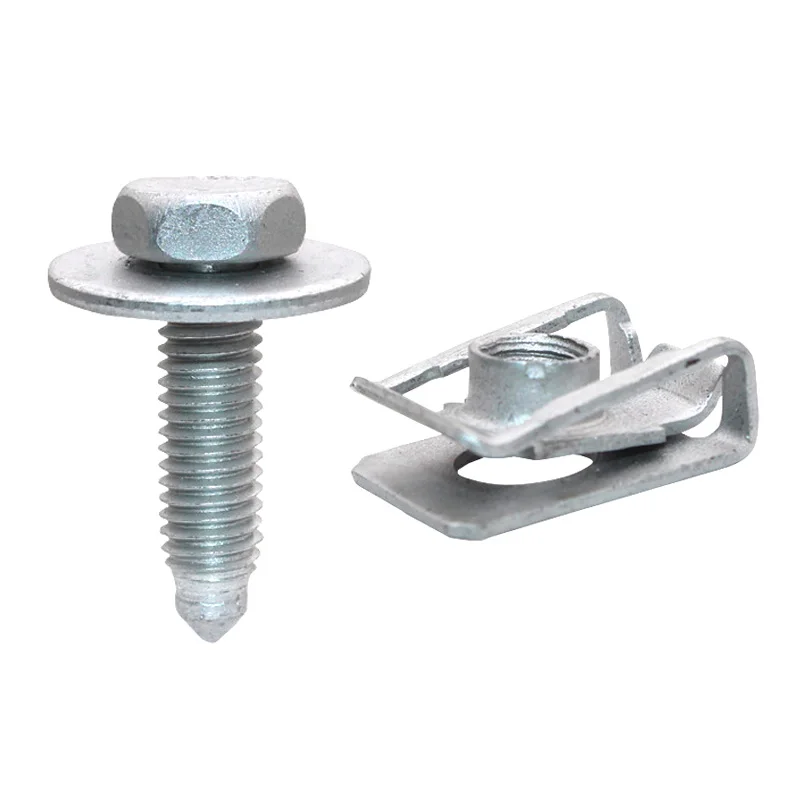 5 комплектов M8 Сталь винта двигателя автомобиля под крепеж для покрытия болт Benz