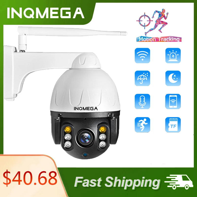 

Камера Наружного видеонаблюдения INQMEGA 1080P с 4-кратным цифровым зумом