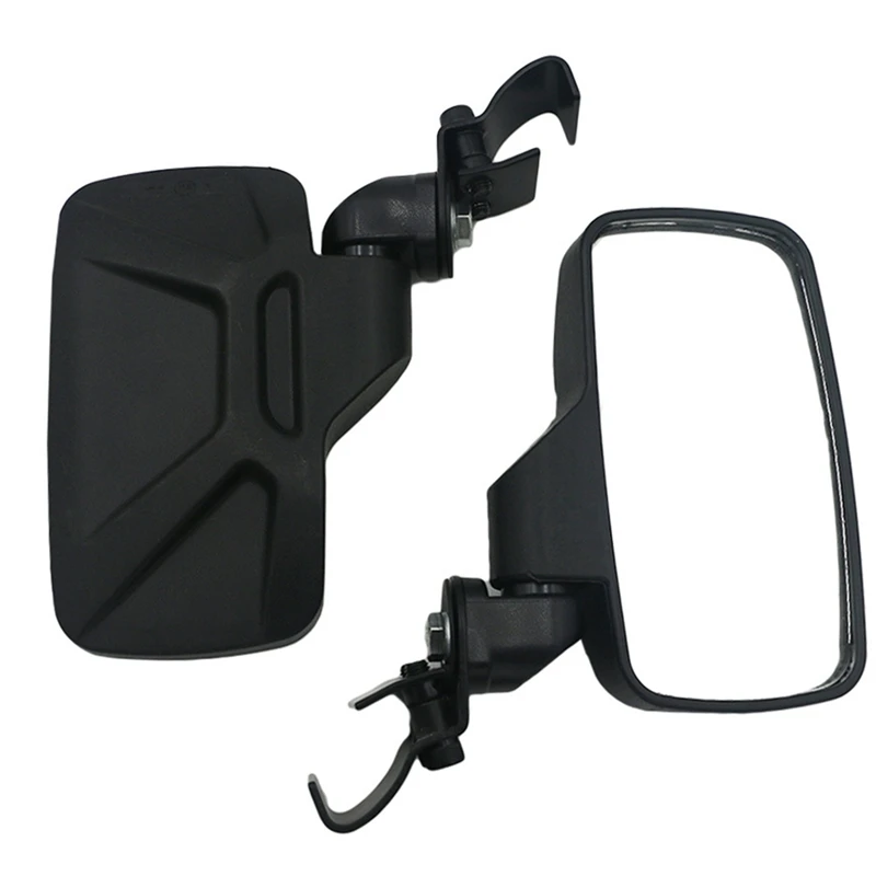 

Motorcycle UTV Rearview Mirror, HD Aluminum ATV Side Mirrors for Polaris Ranger XP 900 1000 570 Universal