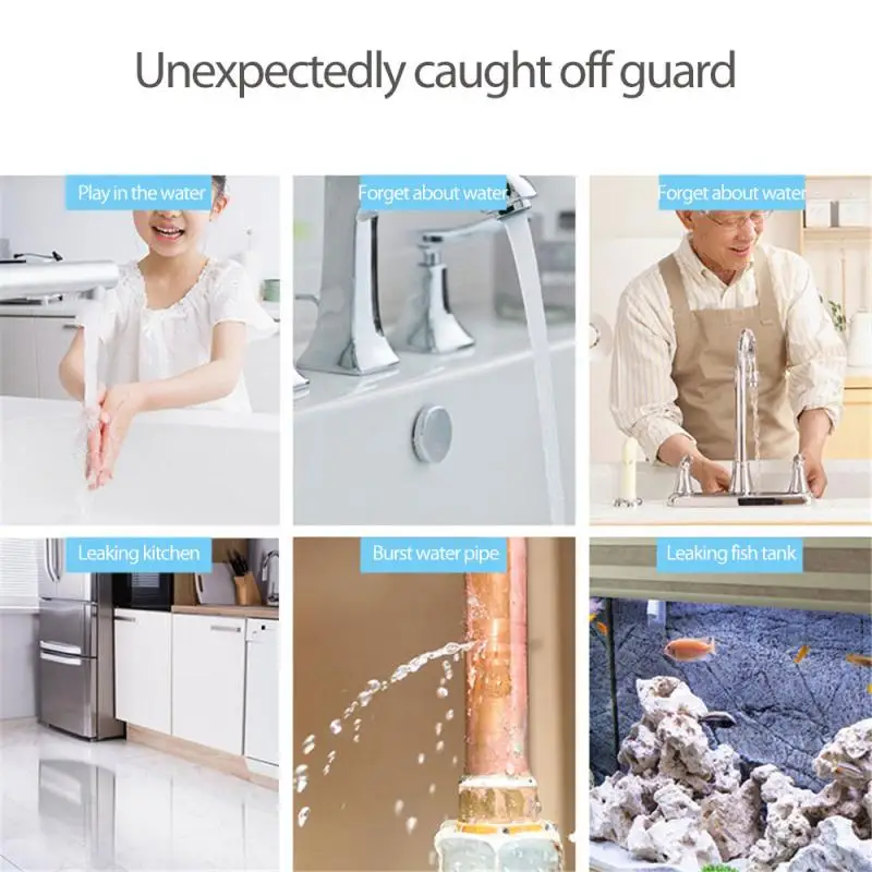 1pcs Water Level Detection Flooding Alarm Household Smart Home Full Leak For Safety |