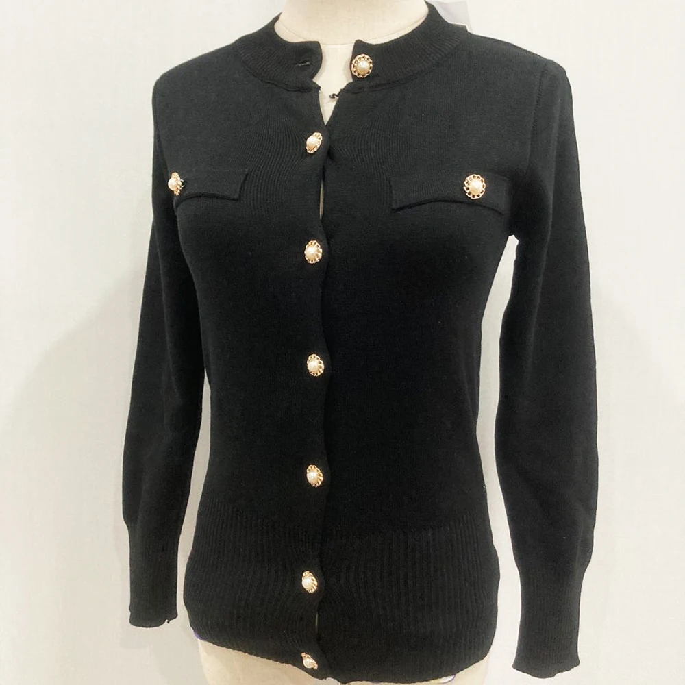 New Arrival 2019 Spring &amp Autumn Women Knitted Cardigan Cotton Sweater Coat O-neck Solid Slim Jacket Female XL-4XL 0112-49 |