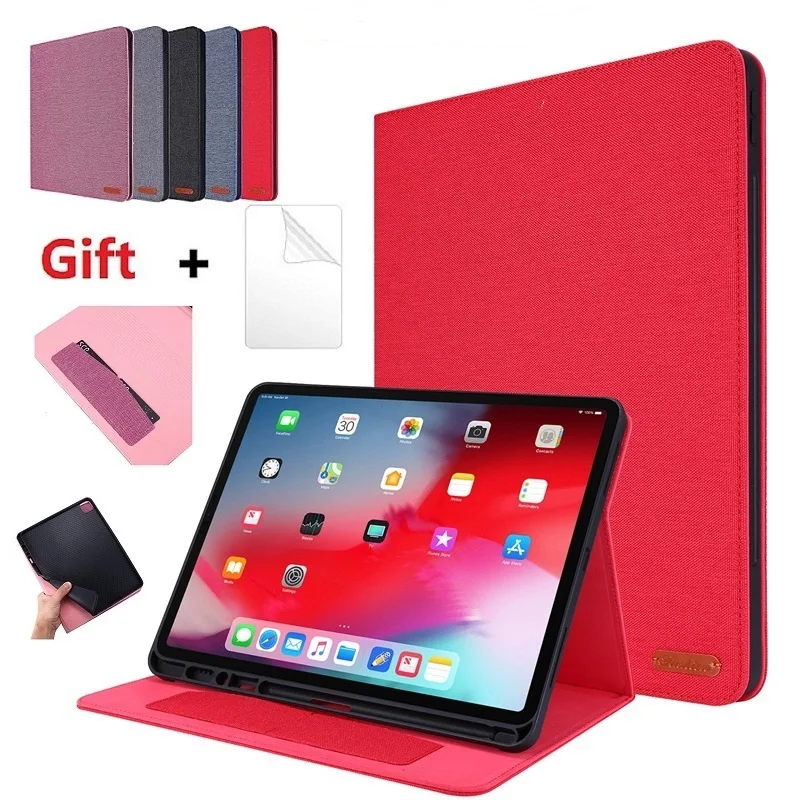 

Tablet Case for IPad Pro 11 2020 Cases Trifold Stand Cover for IPad Pro 11 Inch 2020 Pro 12.9" 2020 Auto Sleep / Wake with Film