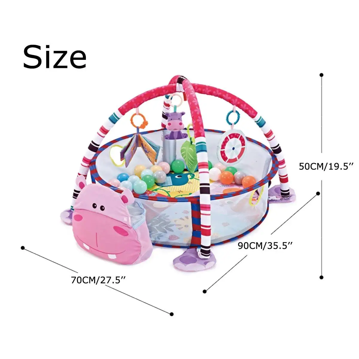 

Infant Shining Ball Pits Foldable Ball Pool Ocean Ball Playpen Toy Washable Folding Fence Kids Birthday Gift Boy Toys Baby Park