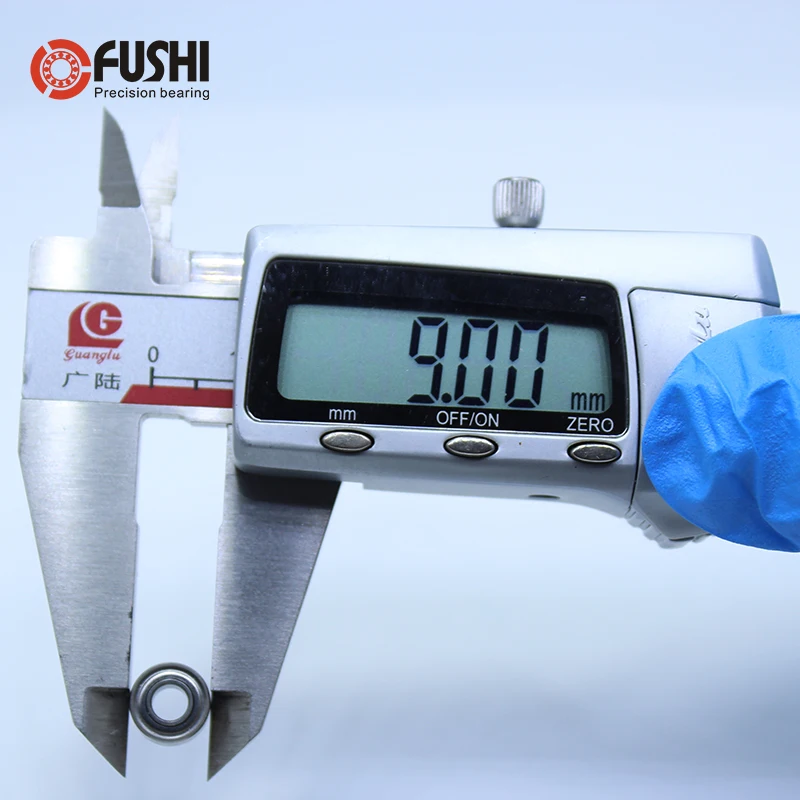 S684ZZ подшипник 4*9*4 мм(10 шт.) ABEC-1 440C ролик из нержавеющей стали S684Z S684 Z zz, шариковые подшипники