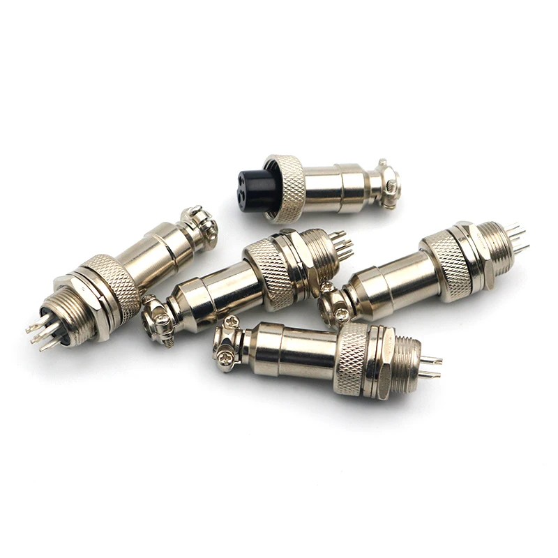 GX12-2/3/4/5/6/7/8 Aviation Plug Male And Female Pin Connector Circular Connectors Socket GX16 Diameter 12mm | Электроника
