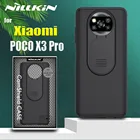 Nillkin слайд камера защитный чехол для Xiaomi POCO X3 для профессиональных объективов защиты конфиденциальности Прозрачный чехол для телефона с противоударной на POCO X3 Pro Funda