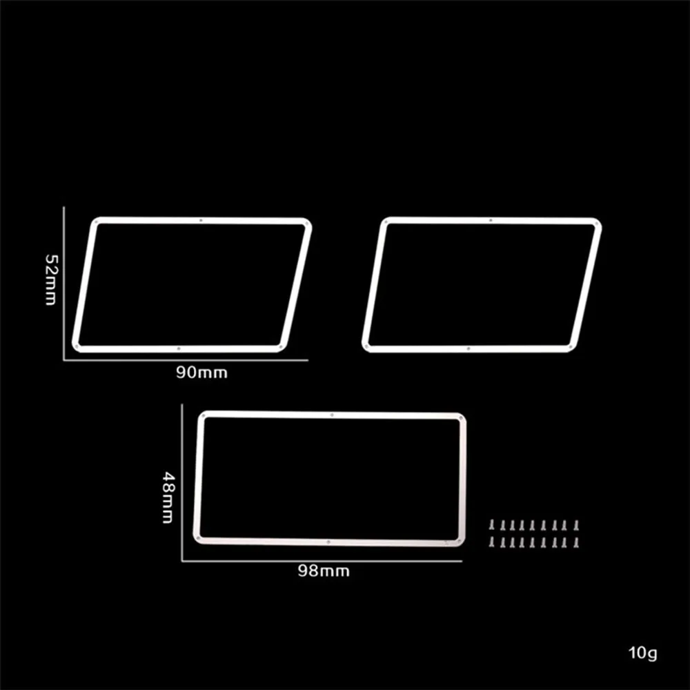 RC гусеничный металлический задний оконный каркас полоса сторона для Traxxas TRX4