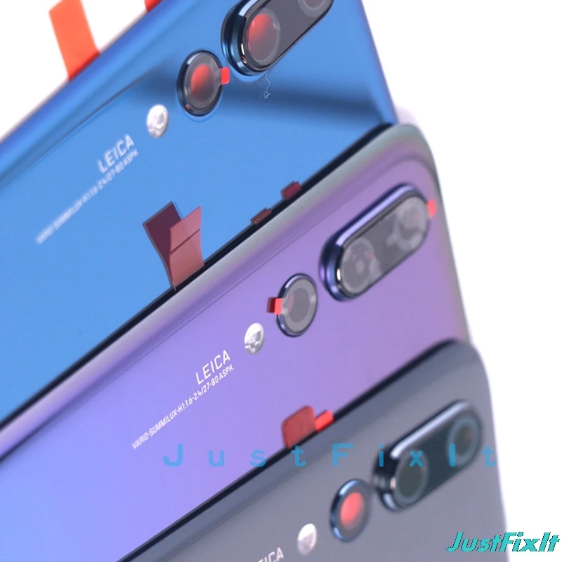 Для huawei P20 Pro Задняя стеклянная крышка батареи задняя дверь Корпус чехол панель для huawei P20 Pro Задняя стеклянная крышка с объективом камеры