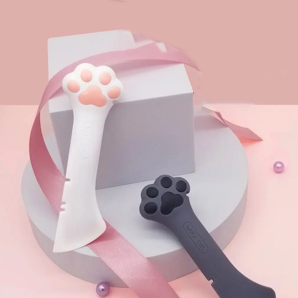 

New Multifunction Pet Canned Spoon Plastic Jar Opener Puppy Feeding Food Scoop Cat Dog Feeder Shovel Pets Tableware Pet Accessor