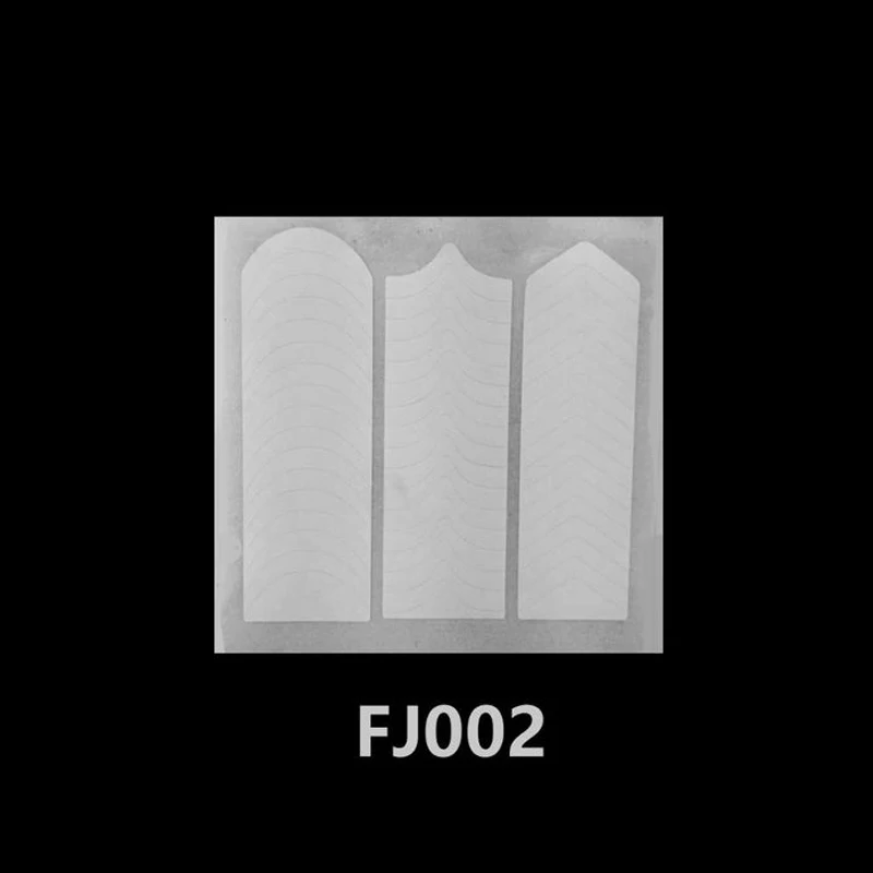 5 Sheets White French Manicure Strip Nail Art Form Fringe Tip Guides Sticker DIY Line Tips Decoration Tool | Красота и здоровье