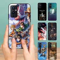phone mobile case for one plus 9pro 9r 7t pro 5t 6 5 shockproof custom cellphone attack on titan mikasa cool fight mobile