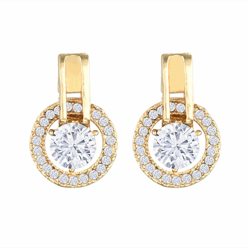 2019 корейские сережки с кристаллами геометрические золотые свисающие серьги