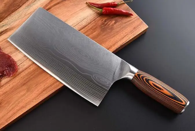 Кухонный нож из нержавеющей стали 7CR17 измельчитель мяса шеф-повара ножи