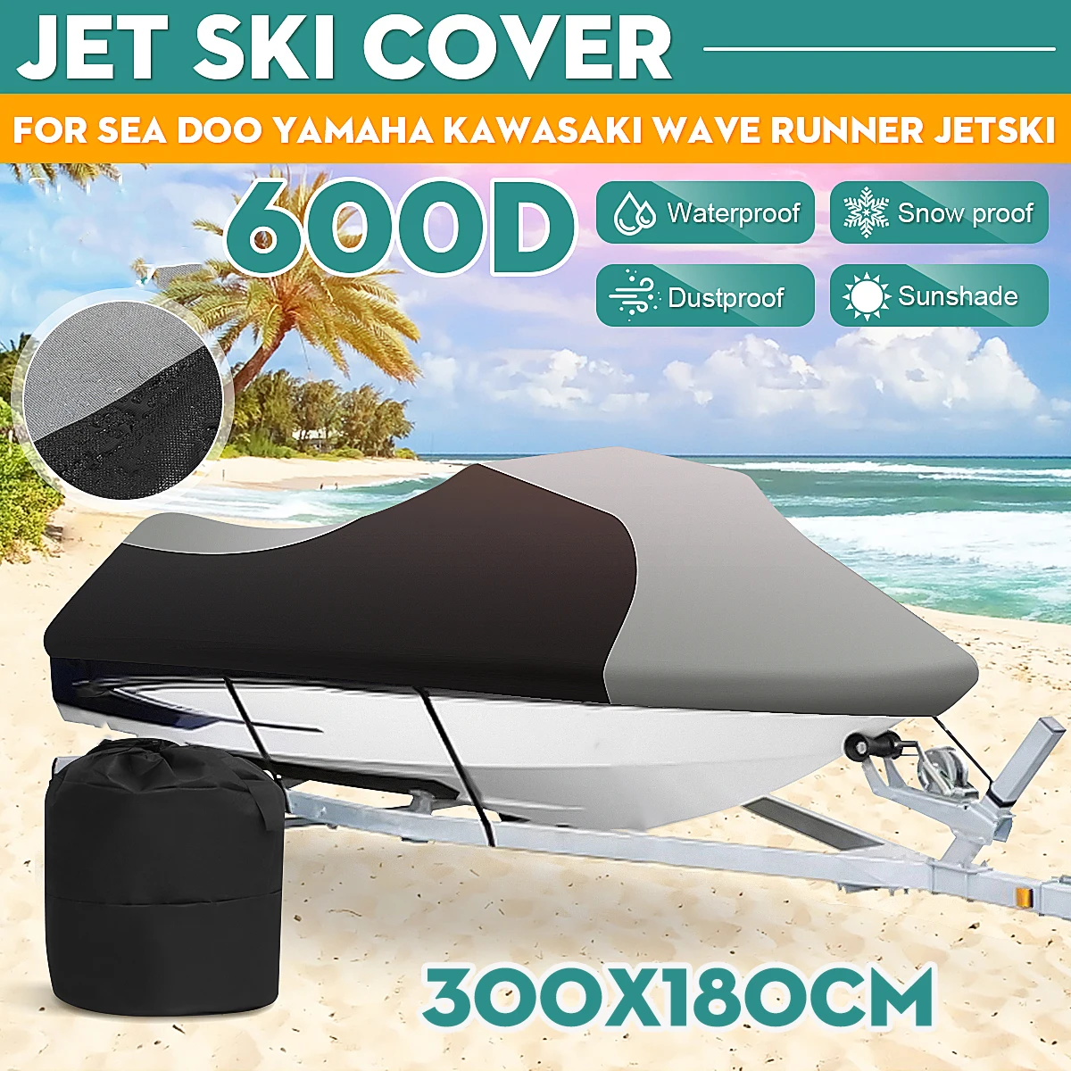 Водонепроницаемая Крышка для лодки с защитой от снега и солнца X см | Автомобили