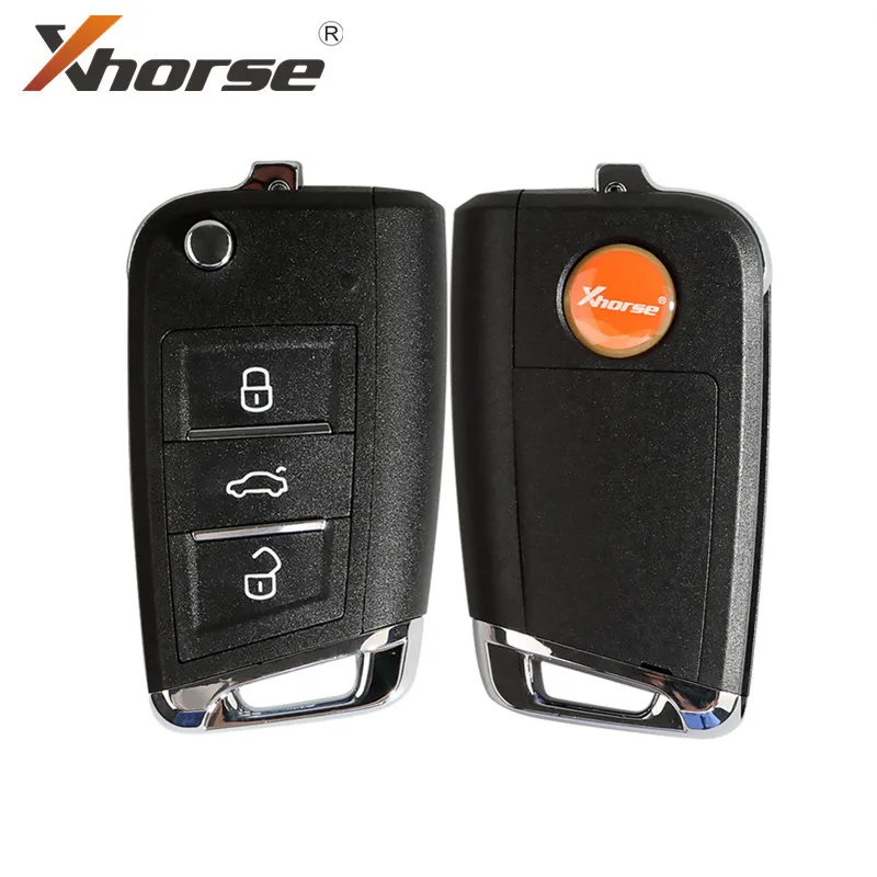 Xhorse ключ для VW MQB Style Key 3 кнопки XKMQB1EN 10 шт./лот| |
