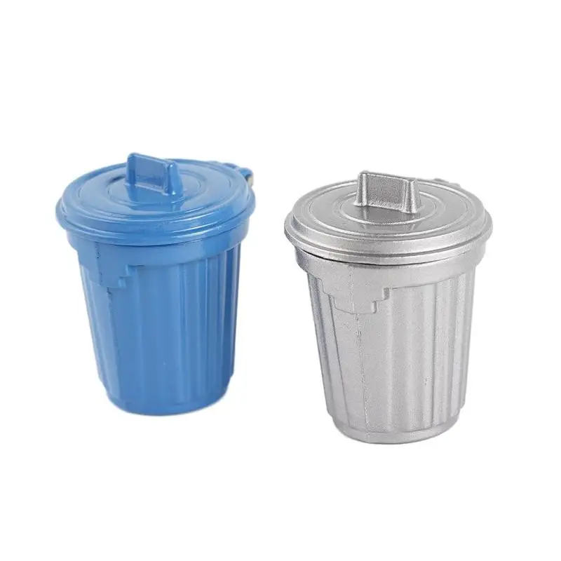 

Miniature food play scene model doll house accessories mini trash can
