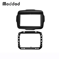 double din radio fascia fit for jeep renegade 2015 dashboard kit stereo player panel dash mount trim kit bezel adapter cover