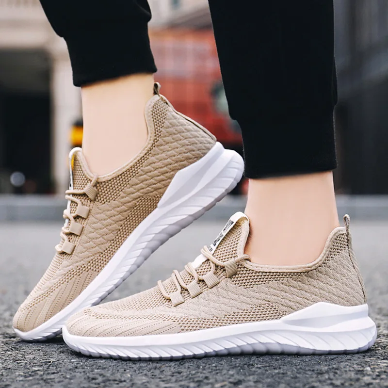 

Outdoor Walking Sneakers High Quality Sports Shoes Men For Men Sneakers Breathable Outdoor 2020 New Brown Casual Shoes