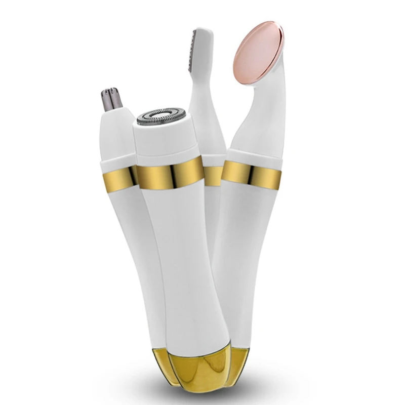 

4 in 1 Face Facial Body Hair Removal Lady Shaver Epilator Female Shaving Machine Electric Trimmer Bikini Depilatory