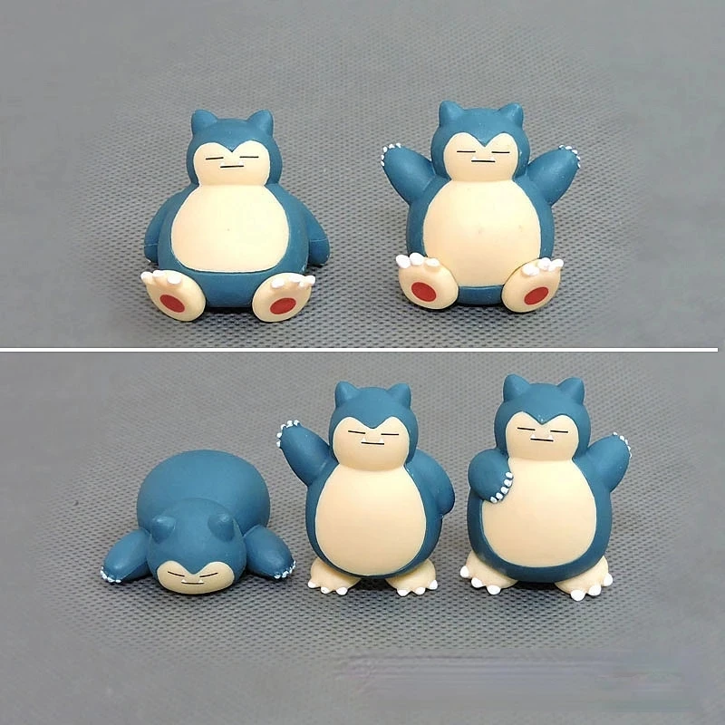 

Покемон храпокс Takara Tomy 3,5 см Коллекция аниме фигурки куклы модель игрушки для детей Рождественский подарок 5 шт./лот