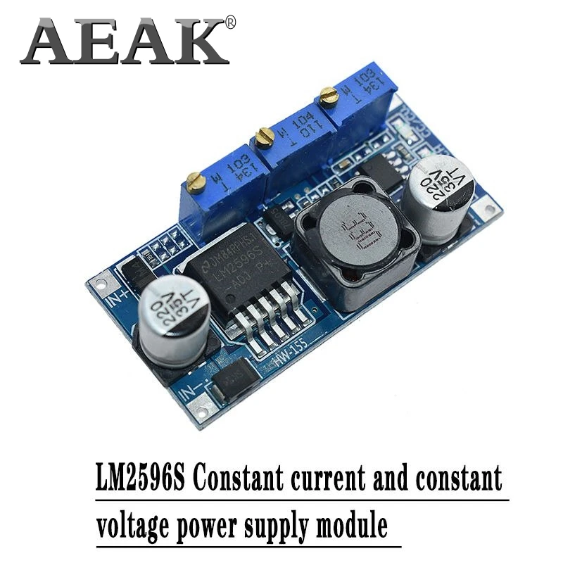 AEAK 1 шт. LM2596 LM2596S DC 4 5 40 в Регулируемый понижающий модуль питания новый высокое