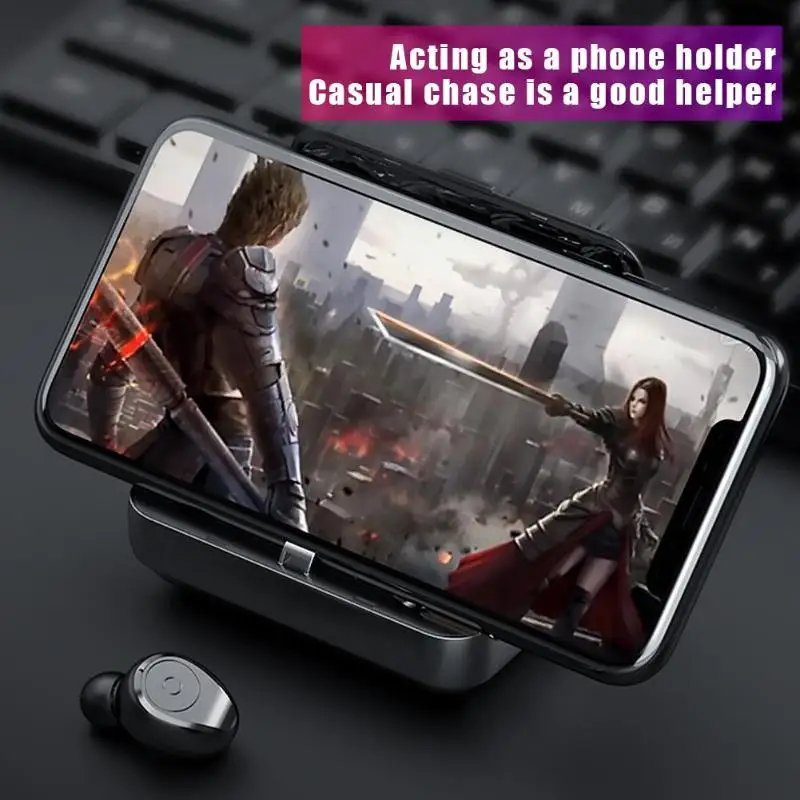 Беспроводные наушники Bluetooth спортивные шумоподавление Гарнитура мини для бега