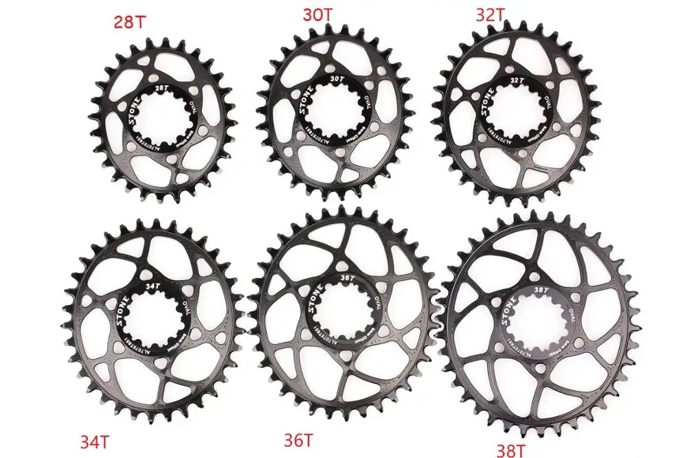 Овальное кольцо цепи GXP 6 мм офсетная цепь для Sram xx1 Eagle GX X01 X0 X9 28T до 38T|Шатун и