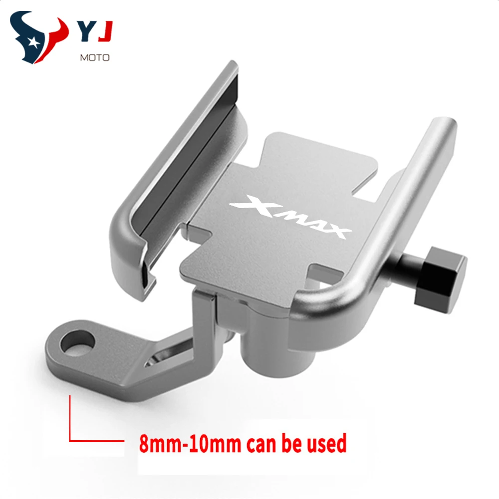 for yamaha xmax300 xmax400 xmax x max 125 250 300 400 motorcycle cnc accessories handlebar mobile phone holder gps stand bracket free global shipping