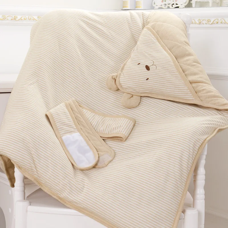 

110*100cm Cute Baby Bedding Newborn Throw Blanket Super Soft Infant Receiving Blankets Swaddle Wrap Toddler Sleeping Bags