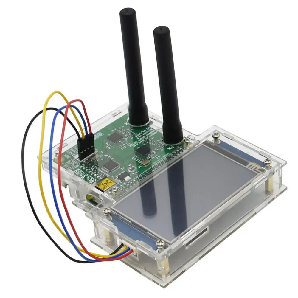 USB дуплексная MMDVM точка доступа поддержка P25 DMR ycf NXDN Pi zero + 2 шт антенна 3 "ЖК-экран