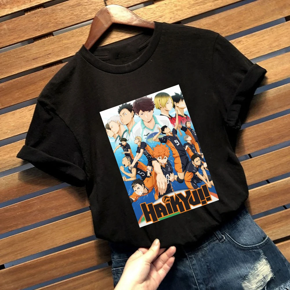 

Oya Oya Oya Haikyuu T-Shirt Kuroo Anime Short Sleeve Harajuku Fashion Hip Hop T-shirt Tops Unisex