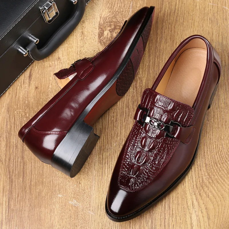 

Мужские кожаные туфли, на шнуровке, повседневные, в британском стиле, прочные, удобные, для осени, 2021