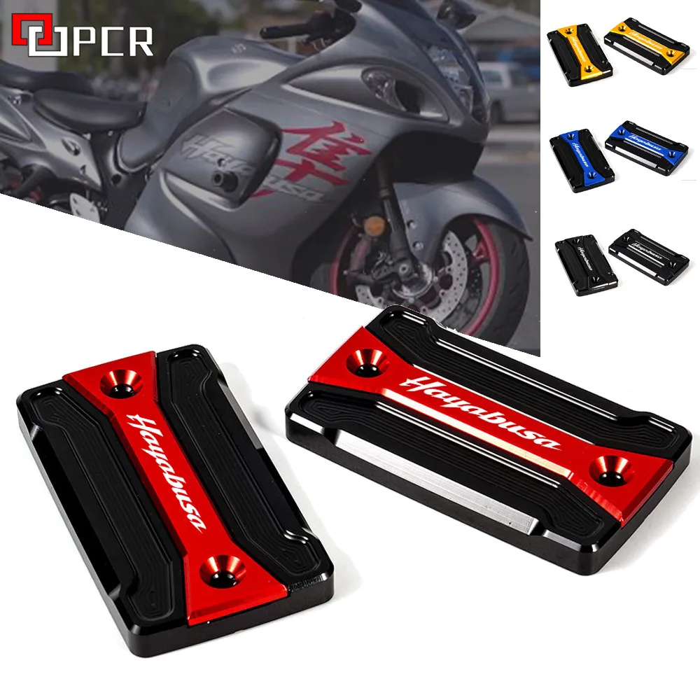 

CNC Motorcycle Front Rear Brake Fluid Reservoir Cap Cover For SUZUKI HAYABUSA GSX1300R GSXR1300