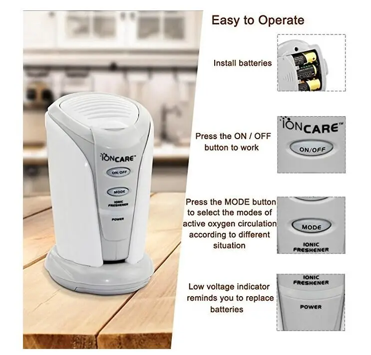 Дезодорант для холодильника туалет генератор озона фильтр очиститель воздуха