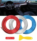 5 м декоративные гибкие полосы для литья автомобиля для Suzuki Jimny Kizashi Grand Vitara SX4 Swift Fiat punto abarth 500 ducato