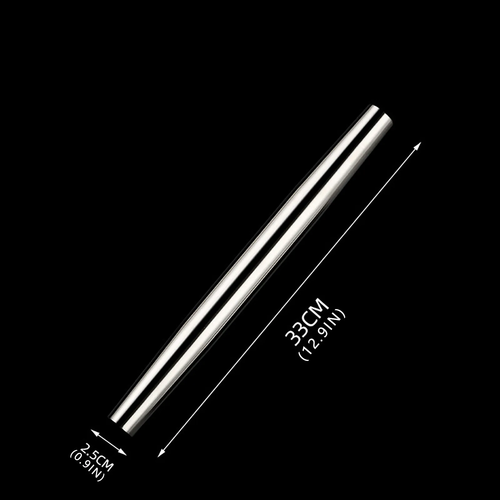 

Stainless Steel Rolling Pin,Roller Tapered Design,EasyToRoll Pastry Dough and Dough Bakeware Roller Dishwash Rings Bakers Cookie