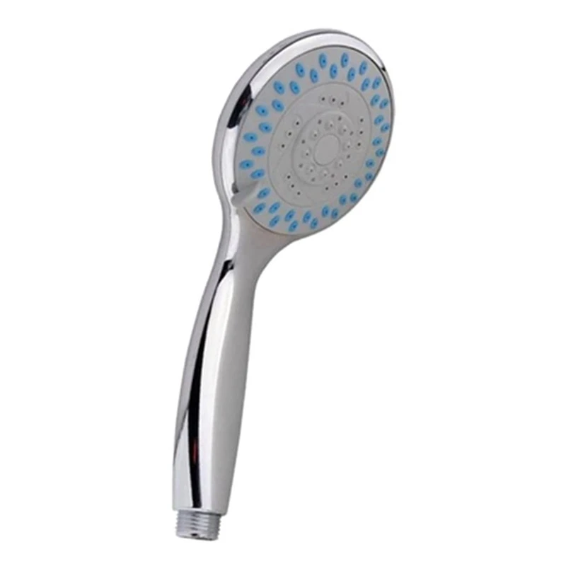 

Handheld Hand Shower High Pressure Shower Head Chrome-Plated Hand Shower Head G1/2 Shower Head 3 Patterns Silver