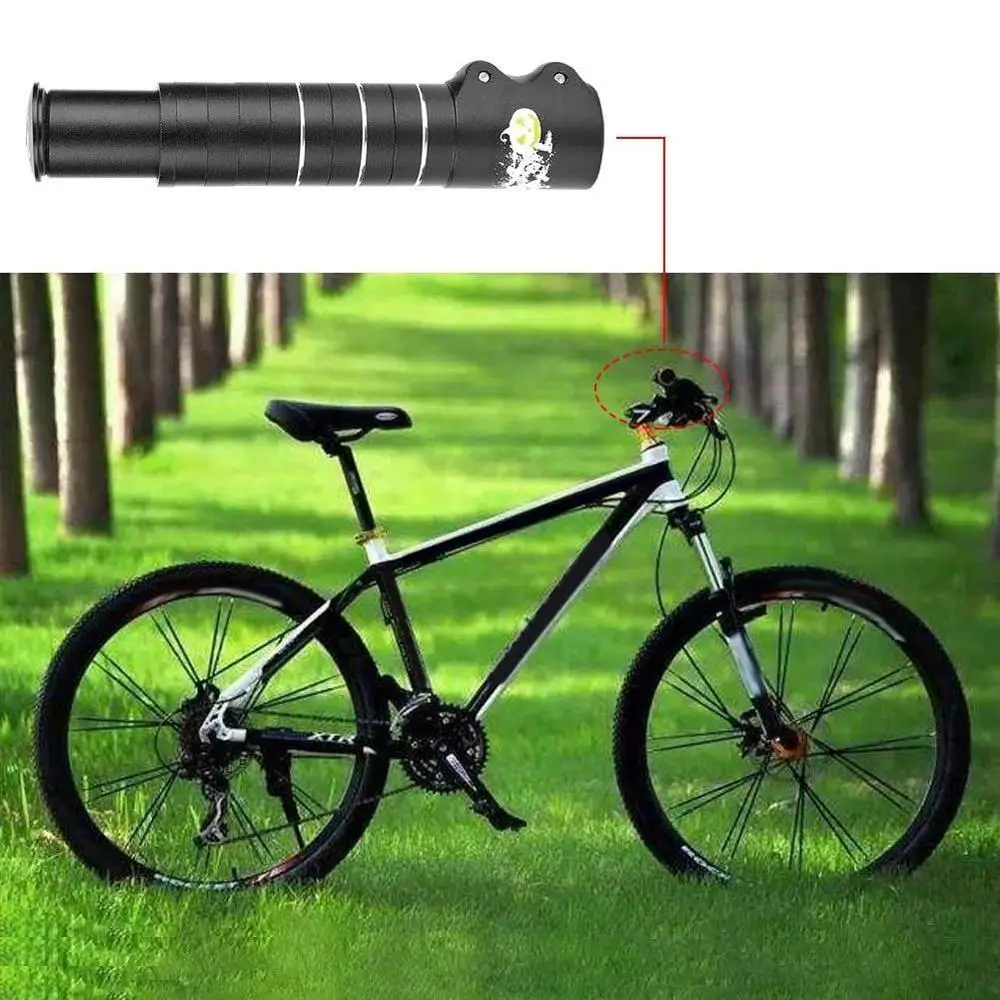 Алюминиевый сплав MTB велосипед вилка стволовый стояк расширение велосипедный