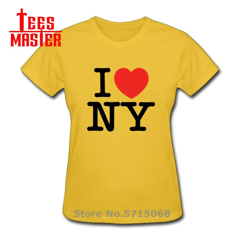 Новейшие женские футболки с надписью I Love NY Нью Йорк коротким рукавом 2020
