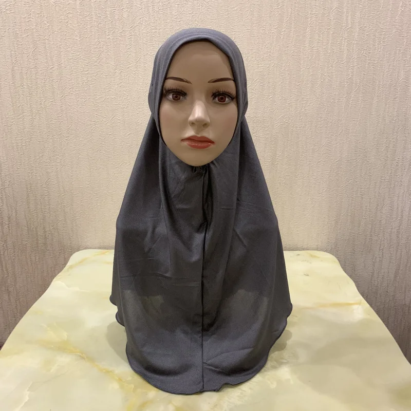 

Adult Malaysian Headscarf Chapel Cross Border Hot Selling Solid Color Simple Headtie