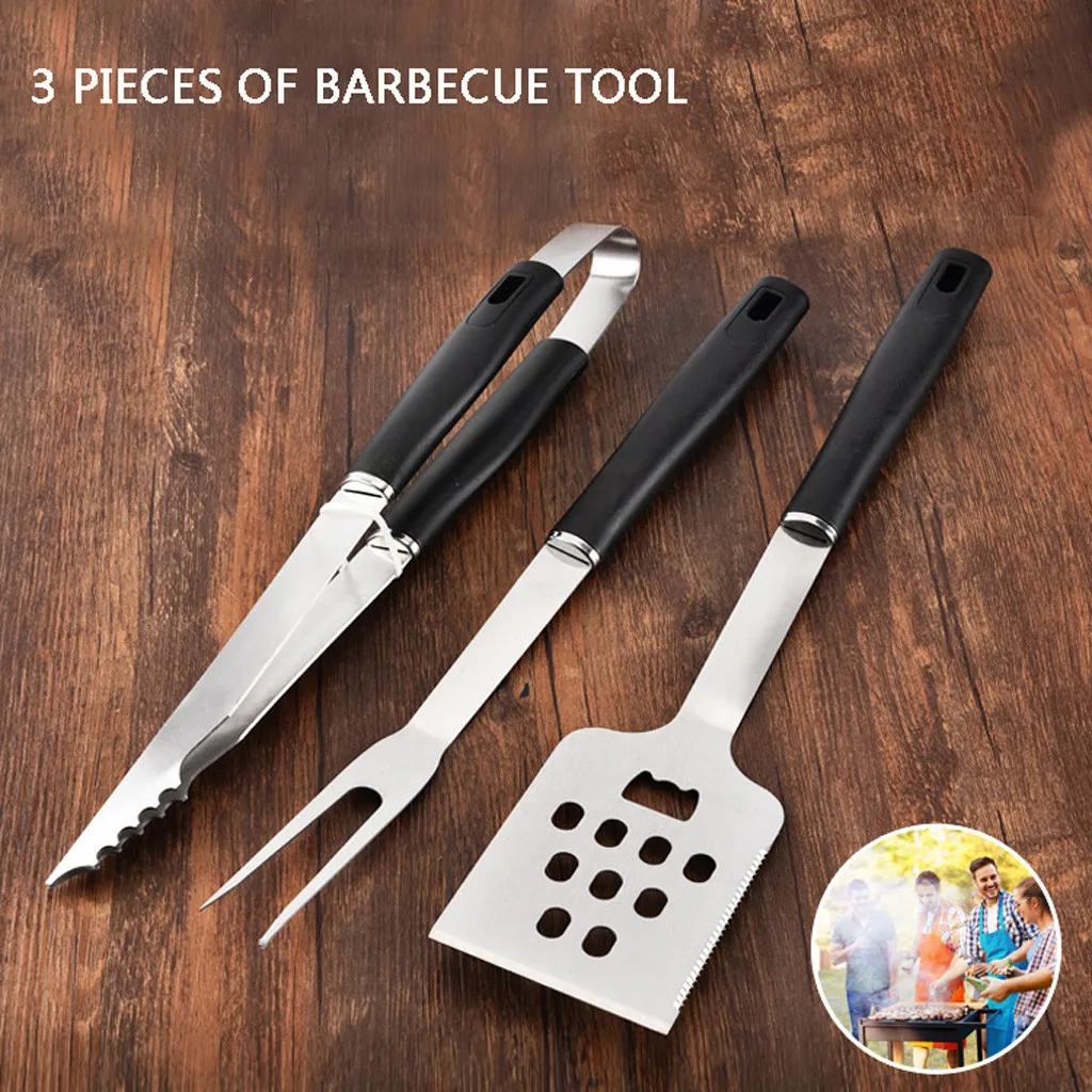 Нержавеющая сталь 3 шт./компл. оборудование для барбекю щипцы вилка комплект